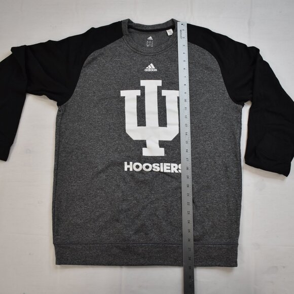 adidas Mens NCAA Indiana Hoosiers Climawarm Lightweight Sweatshirt New Large - Picture 5 of 9